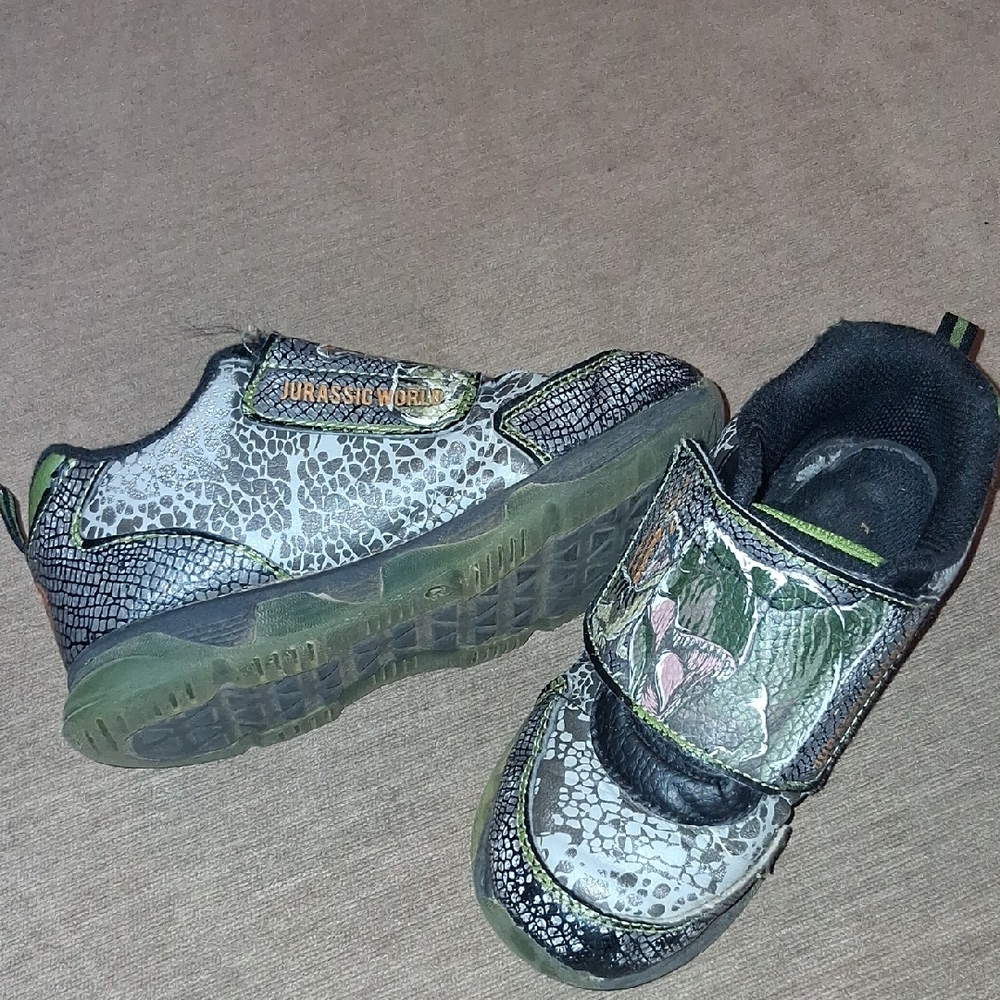 Kids Shoes - Green and Black